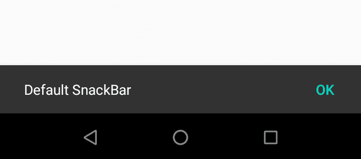 android default snackbar kotlin