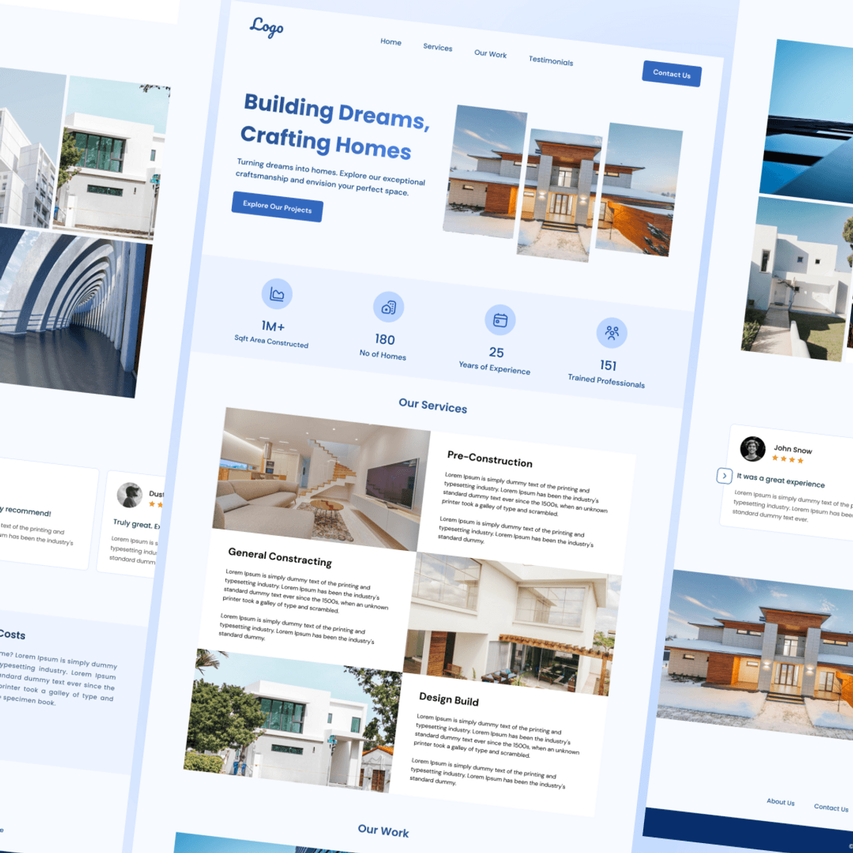 React Responsive Website