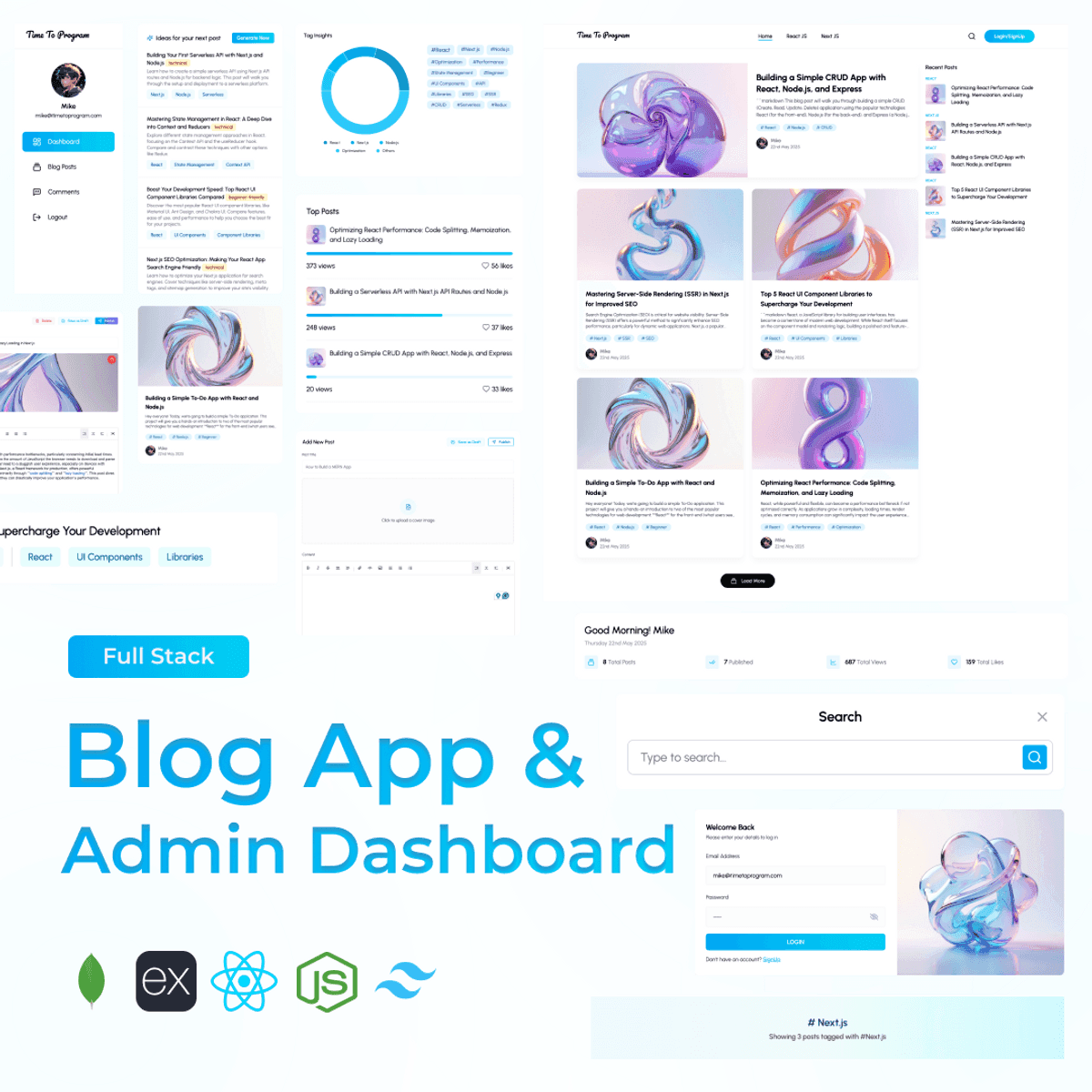 Full-Stack MERN Blog with Markdown & AI Post Generator using MERN