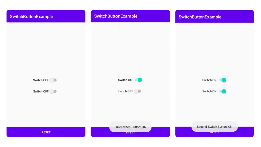 android switch button example kotlin