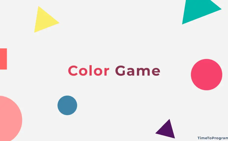color game python tkinter project