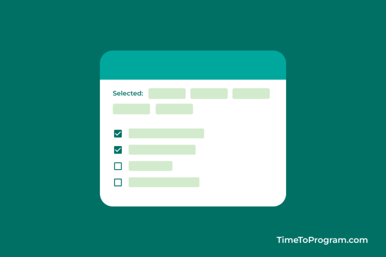 How To Create Checkbox List In React JS Time To Program