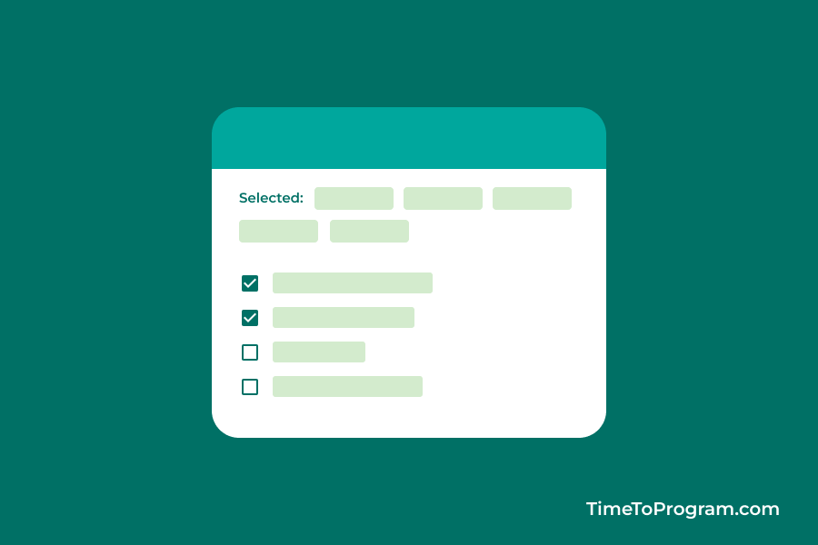 how to create checkbox list example in react